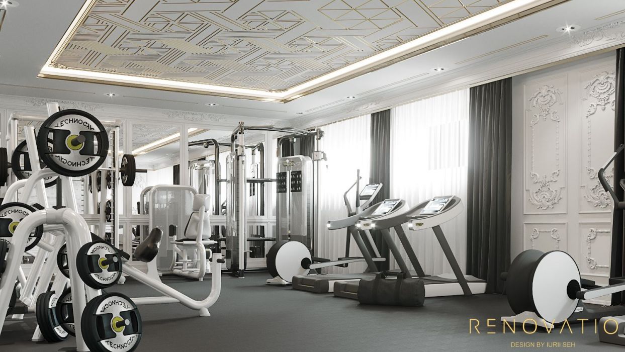 Design Projects - Gyms - Gym Hall In Cottage - A photo  4