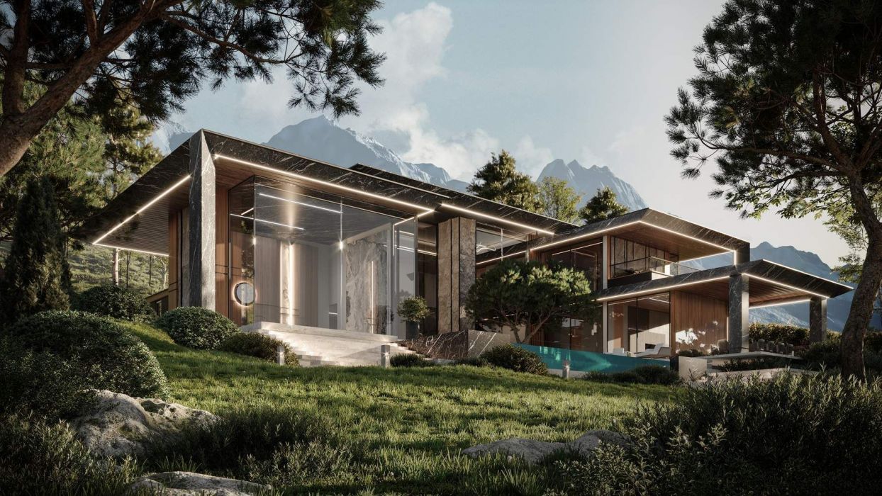 Design Projects - House Projects - Cap-Ferrat 900 Sq.m. - A photo  1