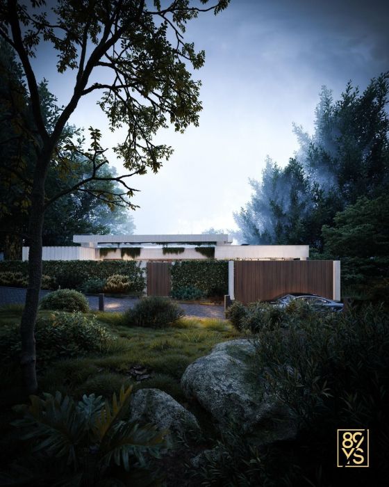 Design Projects - House Projects - House Project, 600 Sq.m. On The Slope - A photo  13