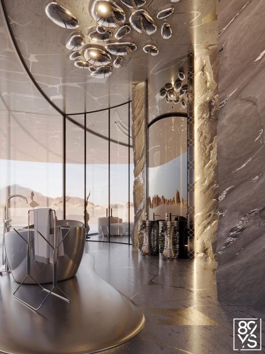 Дизайн Проекты - Дома И Коттеджи - Дом На Частном Острове В Дубае 8200 Кв. - Фото  19