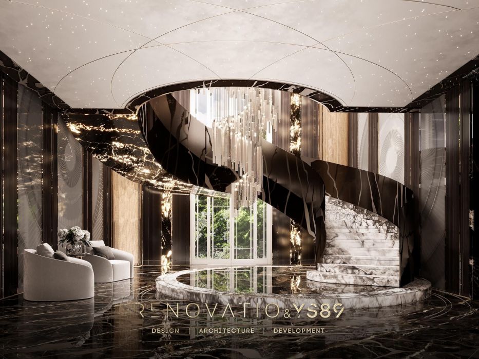 Дизайн Проекты - Дома И Коттеджи - Дом В Современном Лакшере Стиле 1280 Кв. - Фото  2