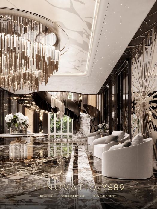 Дизайн Проекты - Дома И Коттеджи - Дом В Современном Лакшере Стиле 1280 Кв. - Фото  11