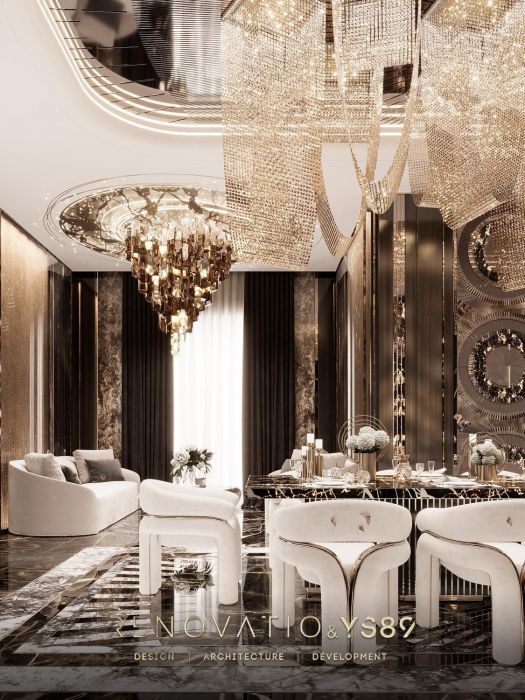 Дизайн Проекты - Дома И Коттеджи - Дом В Современном Лакшере Стиле 1280 Кв. - Фото  16