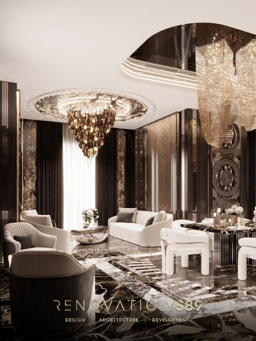 Дизайн Проекты - Дома И Коттеджи - Дом В Современном Лакшере Стиле 1280 Кв. - Фото  19