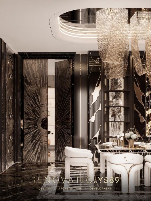 Дизайн Проекты - Дома И Коттеджи - Дом В Современном Лакшере Стиле 1280 Кв. - Фото  26