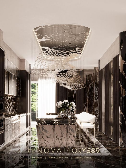 Дизайн Проекты - Дома И Коттеджи - Дом В Современном Лакшере Стиле 1280 Кв. - Фото  33