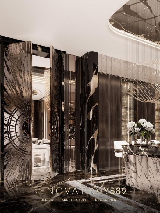 Дизайн Проекты - Дома И Коттеджи - Дом В Современном Лакшере Стиле 1280 Кв. - Фото  34