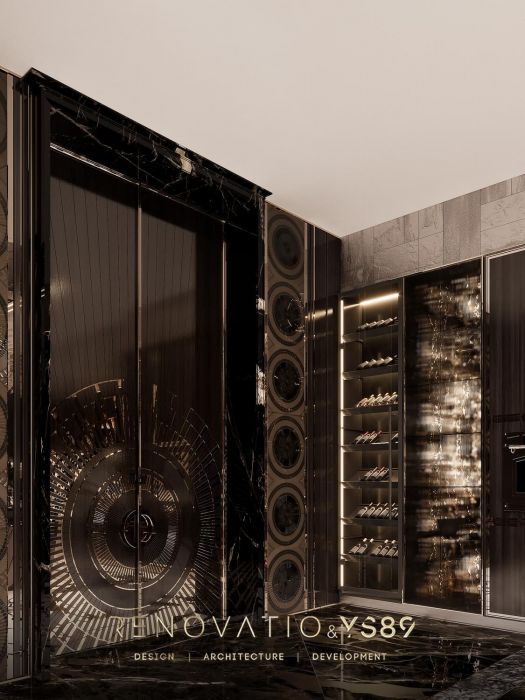 Дизайн Проекты - Дома И Коттеджи - Дом В Современном Лакшере Стиле 1280 Кв. - Фото  37