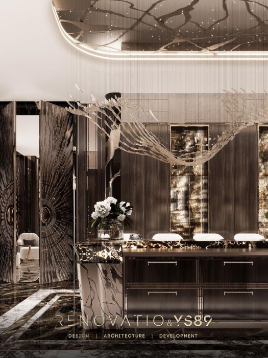 Дизайн Проекты - Дома И Коттеджи - Дом В Современном Лакшере Стиле 1280 Кв. - Фото  39