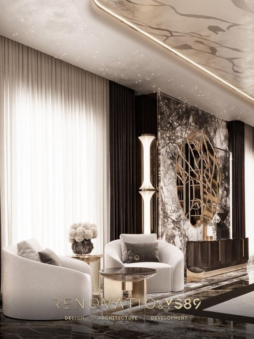 Дизайн Проекты - Дома И Коттеджи - Дом В Современном Лакшере Стиле 1280 Кв. - Фото  43