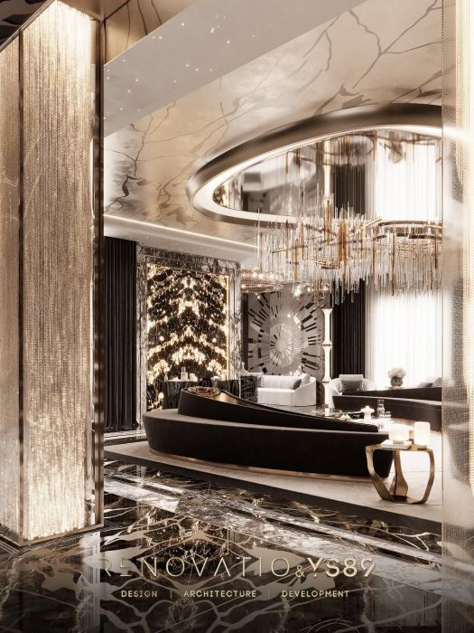 Дизайн Проекты - Дома И Коттеджи - Дом В Современном Лакшере Стиле 1280 Кв. - Фото  44